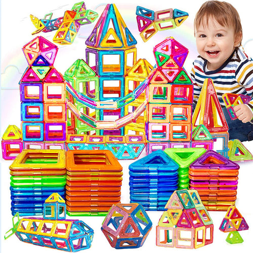 Magnetic Building Blocks DIY,Magnets Toys For Kids Designer, Construction Set For Children Toys