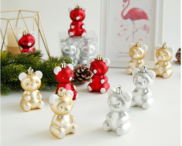 Assorted Christmas Ornament Set,Reindeer Ball Star Collection