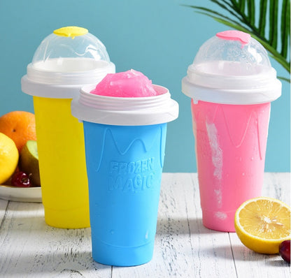 Net Celebrities Slushie Maker,Pinch The Into An Ice And Quickly Make A Smoothie Cup