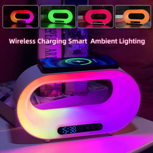 Smart RGB Wireless Charging Alarm Clock