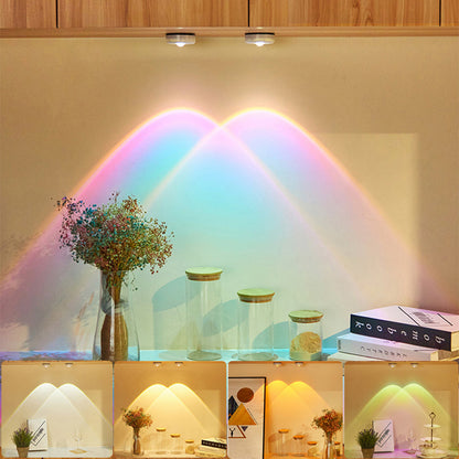Led Lights Wireless, Closet Kitchen Lights, Under Furniture, Battery Powered Sunset Nightlight, Wall Lamp Bedroom Decoration