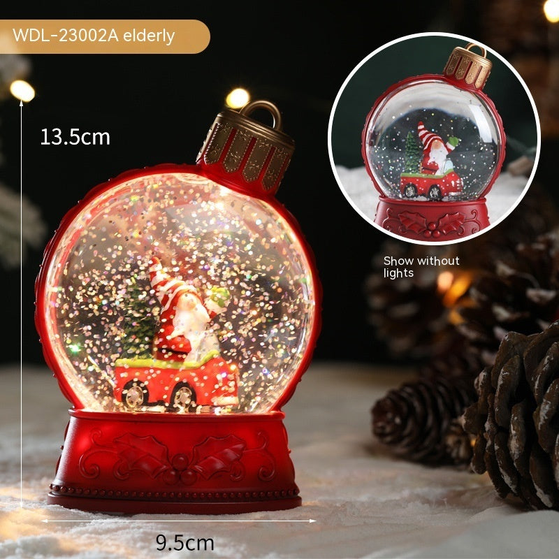 LED Flat Frame Lights,Battery Powered Christmas Scene Decor