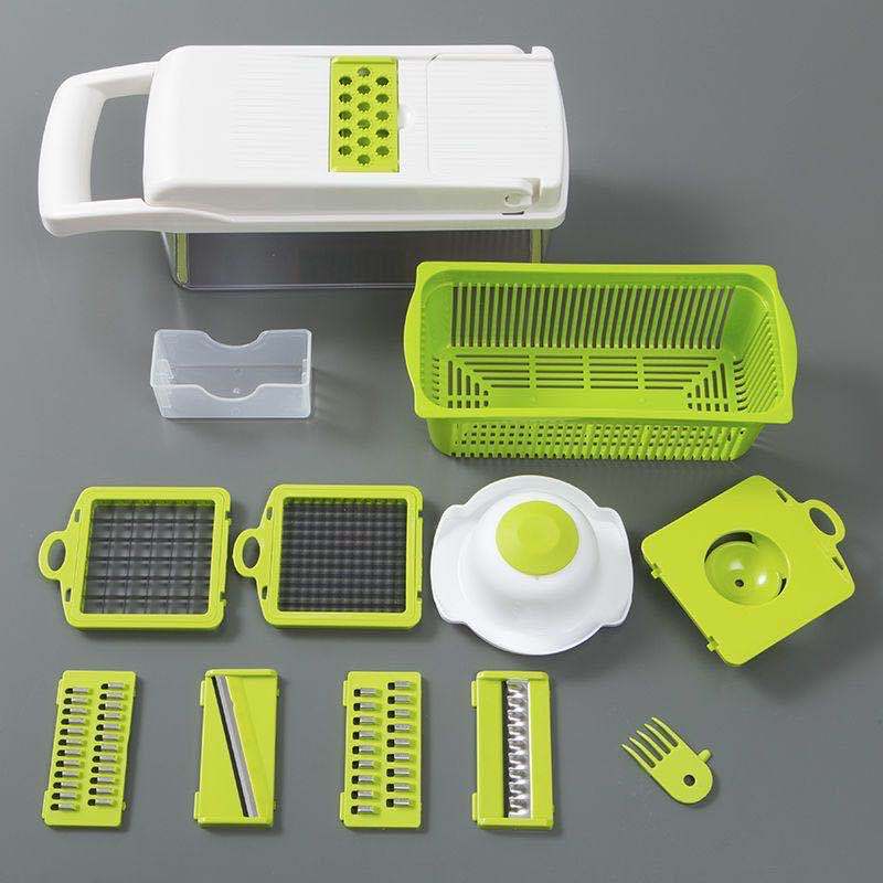 Healthy 7 Blade Vegetable Slicer Spiralizer And Dicer Kitchen Tool