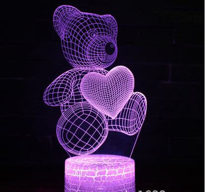 3D LED Acrylic Night Lamp