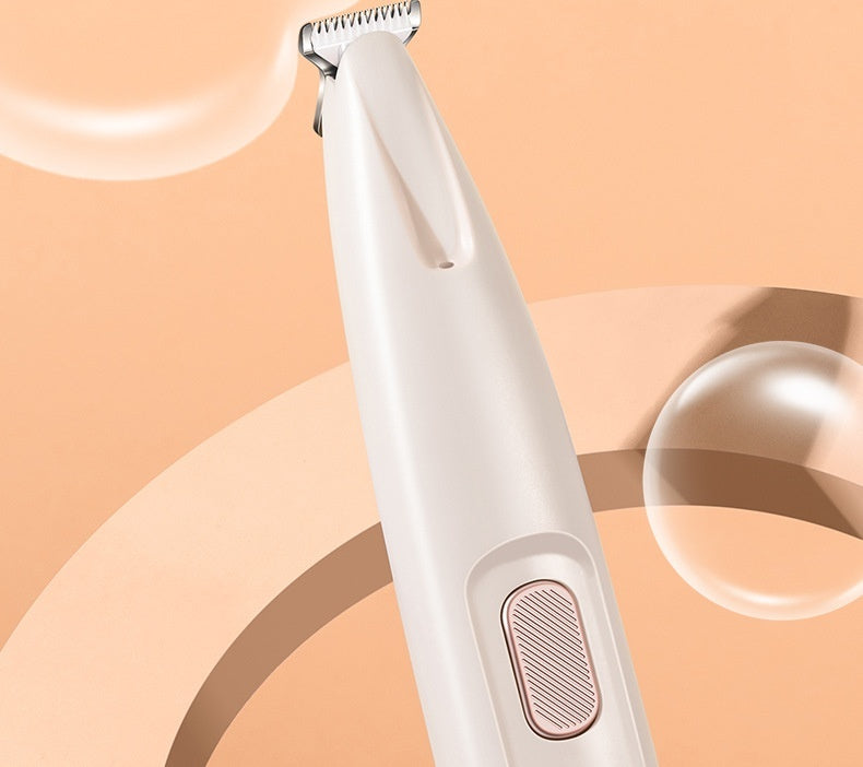 Pets Paw Trimmer With LED Light Fully Waterproof Hair Trimmer Clippers For Grooming Widen Blade