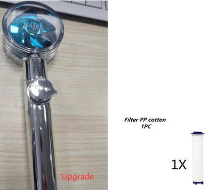 TurboFlow Propeller High Pressure Shower Head