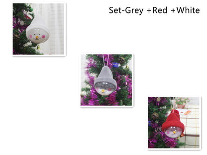 Festive Snowman Ornament Ball,Unbreakable Christmas Tree Pendant