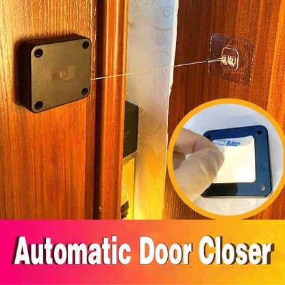 Automatic Door Closer Punch Free Soft Close Door, Closers For Sliding Door Glass Door 800g-1200g Tension Closing Device