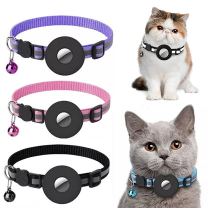 TrackSafe Reflective Airtag Cat And Dog Collar