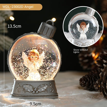 LED Flat Frame Lights,Battery Powered Christmas Scene Decor