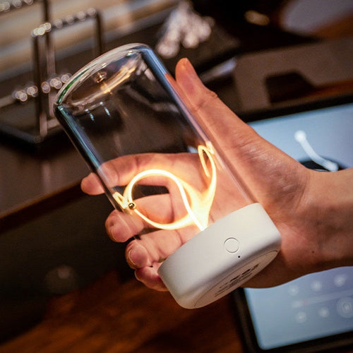 LED Camping Light TypeC Rechargeable Portable Night Light With High Transparency And Anti Drop, Creative Atmosphere Light