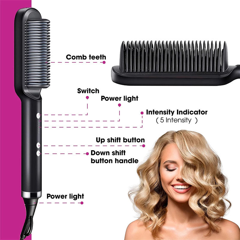 StyleFusion 2 In 1 Straightener Hot Comb