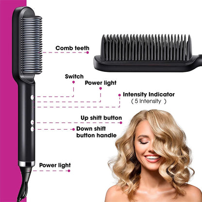 StyleFusion 2 In 1 Straightener Hot Comb