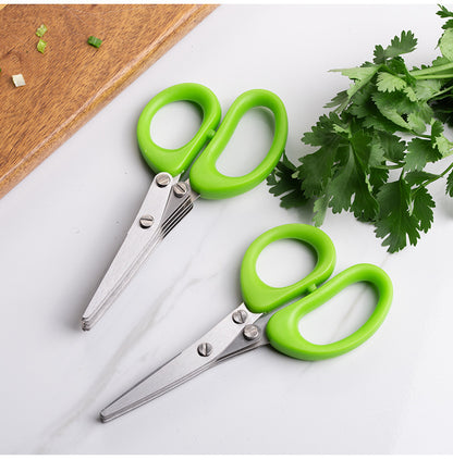 5 Blade Multi Herb Kitchen Scissors Tool