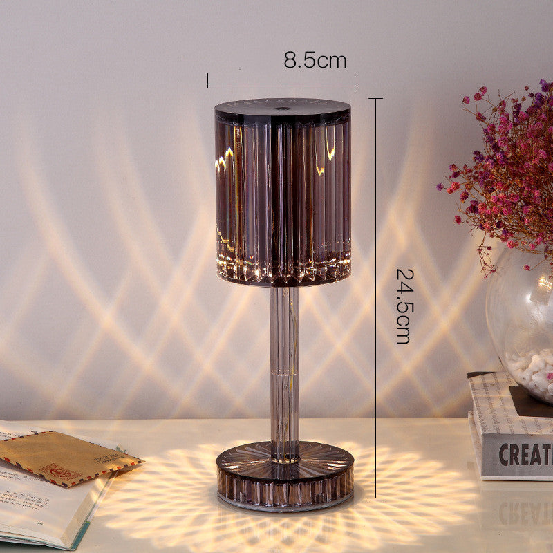 Crystal Table Lamp, Diamond Romantic Warm Led For Home Decor, Romantic Night Light Decoration