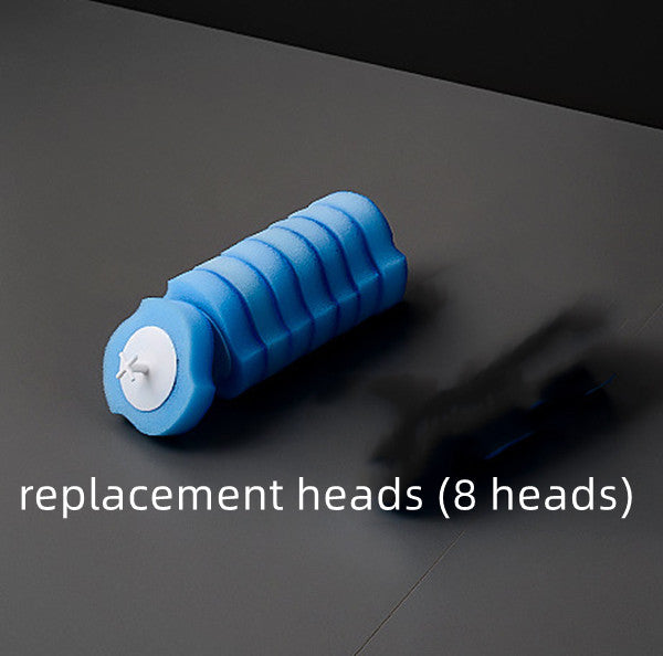 Disposable Toilet Brush Set,Long Handle Cleaning System With Storage Caddy And 8 Refills