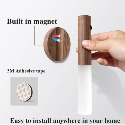 MagiGlow Motion Sensor Light,USB Magnetic Wireless Night Light