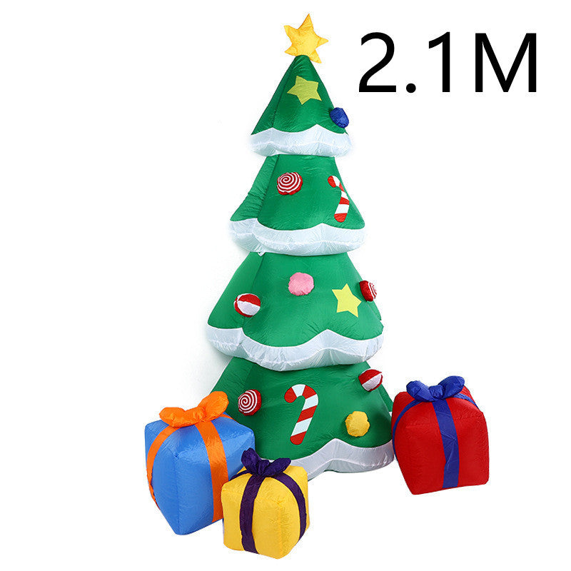 LED Inflatable Yard Decor,Outdoor Christmas Snowman Santa Figures