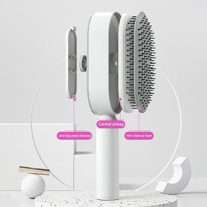 Self Cleaning Hair Brush For Women,3D Air Cushion Hair Brush,Scalp massage and pain-free styling,
Anti-Static Hairbrush