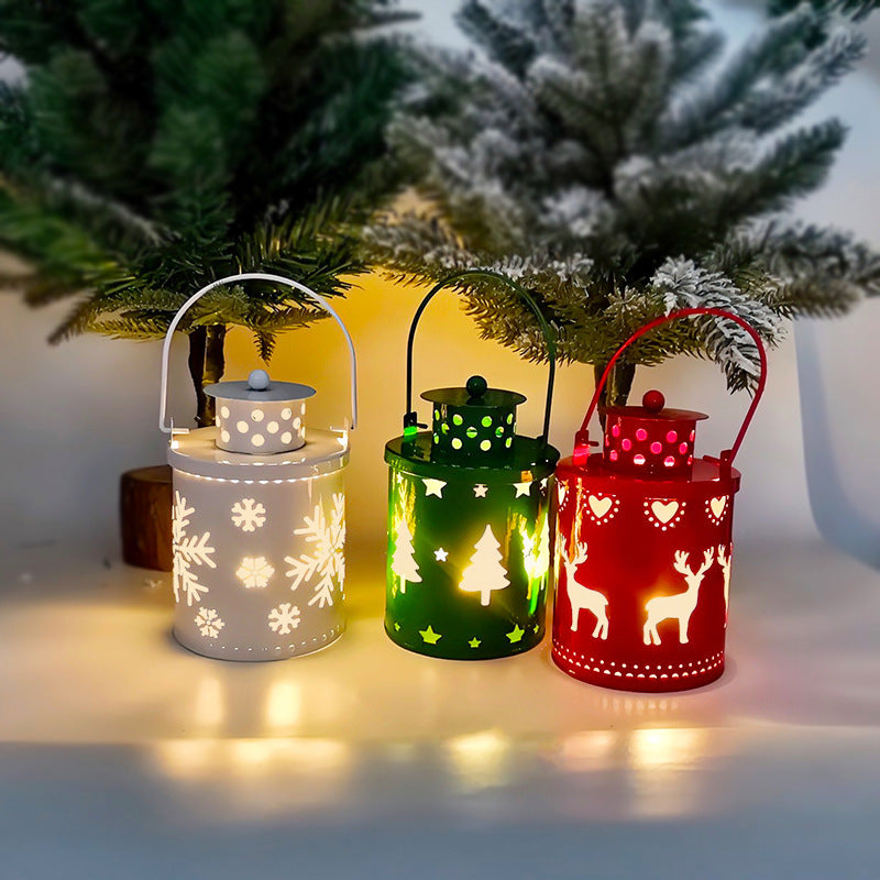 Nordic LED Candle Lanterns,Electronic Flameless Christmas Window Decor