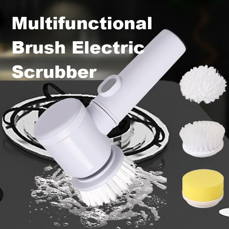 ScrubPro Electric Cleaning Brush,Rechargeable Dishwashing Scrubber