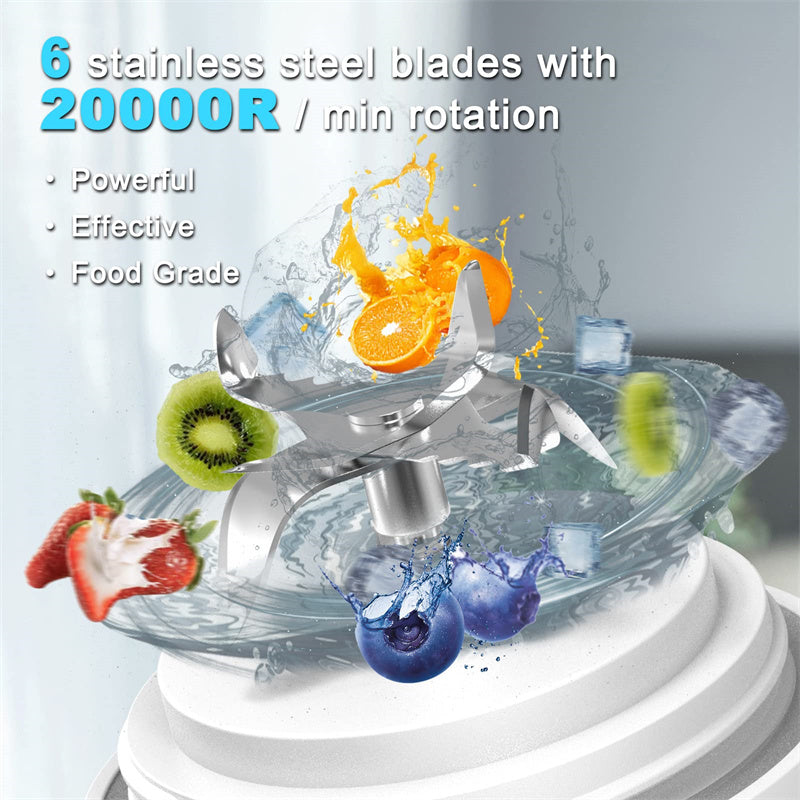 Personal Portable 6 Blade Smoothie Blender