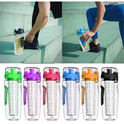 VitaFuse Pro Water Bottle,32Oz Fruit Infuser Bottle