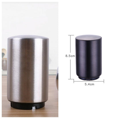 Portable Magnetic Automatic Beer Bottle, Opener Bar Stainless Steel Wine Can Openers with Brushed Metal