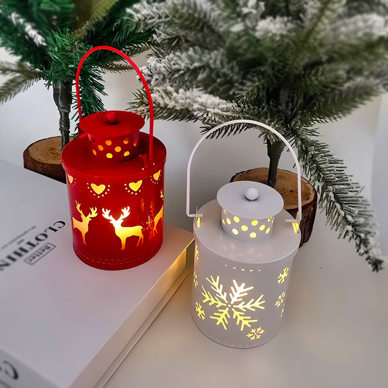 Nordic LED Candle Lanterns,Electronic Flameless Christmas Window Decor