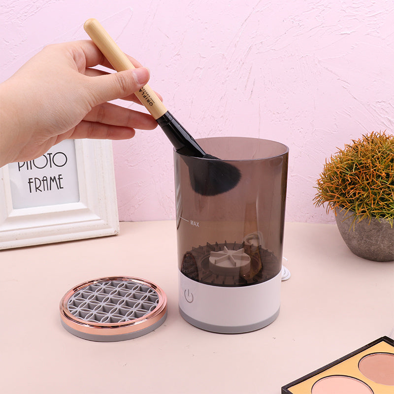 Portable Electric Brush Cleaner,USB Makeup Brush Washer Machine