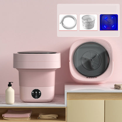 Mini Foldable Washing Machine, Portable Mini Socks Underwear Panties Washing Machine, Big Capacity 3 Models With Spinning Dry Gadgets
