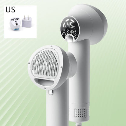 Smart Pet Hair Dryer, Cats And Dogs Grooming Hairdressing, Blow & Comb Silent, No Harm