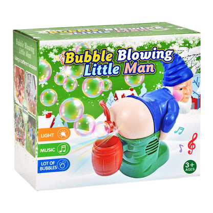 Electric Santa Bubble Machine,Musical Christmas Party Blower