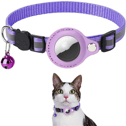 TrackSafe Reflective Airtag Cat And Dog Collar
