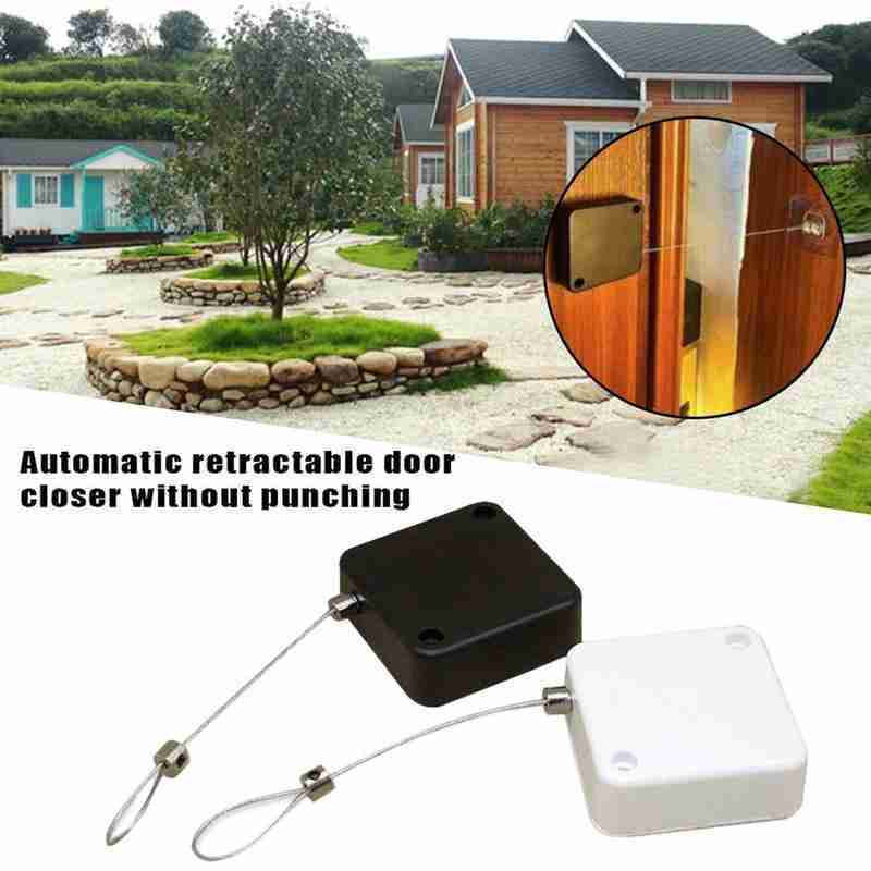 Automatic Door Closer Punch Free Soft Close Door, Closers For Sliding Door Glass Door 800g-1200g Tension Closing Device