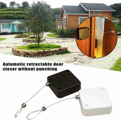 Automatic Door Closer Punch Free Soft Close Door, Closers For Sliding Door Glass Door 800g-1200g Tension Closing Device